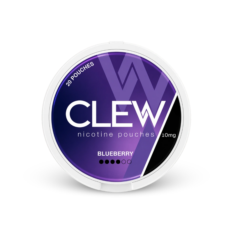 CLEW Blueberry 10mg – nikotīna maisiņu skardene
