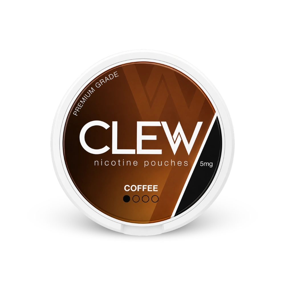 CLEW Coffee 5mg – nikotīna maisiņu bundža