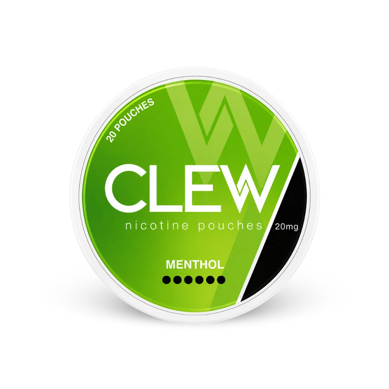 CLEW Menthol 20mg – nikotīna maisiņu kārbīca