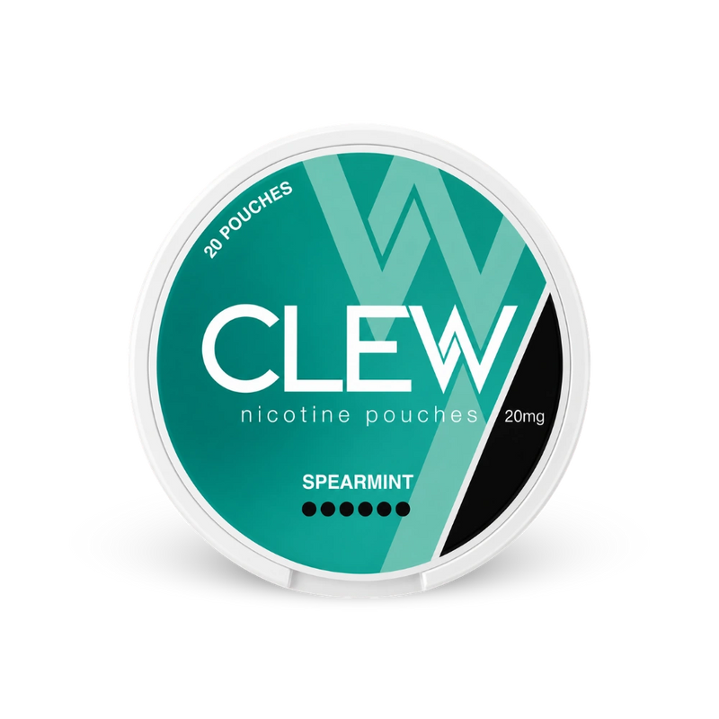 CLEW Spearmint 20mg – nikotīna maisiņu skardene