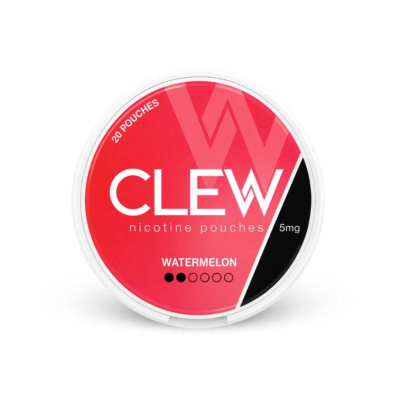 CLEW Watermelon 5mg – nikotīna maisiņu bundža