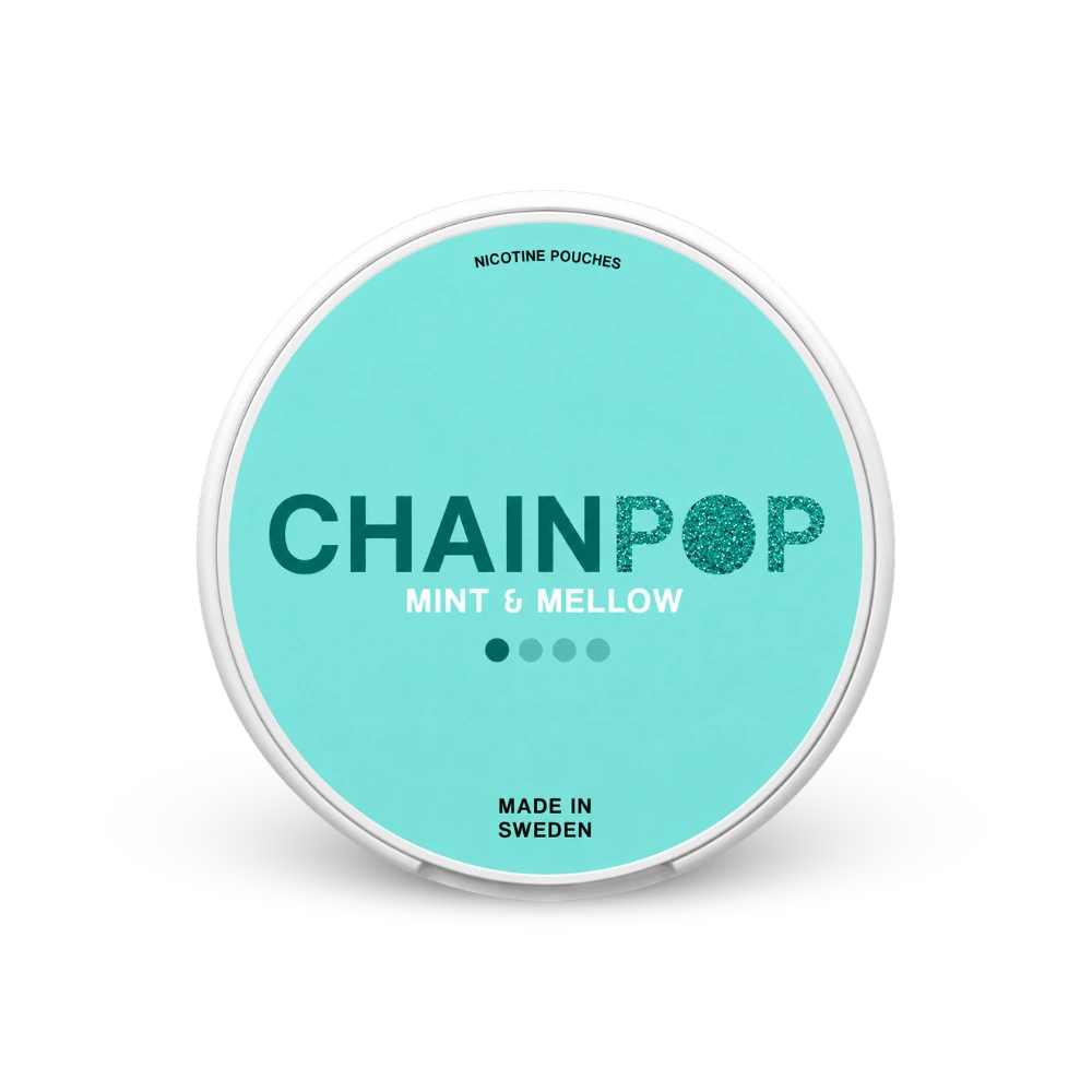 Chainpop Mint & Mellow – nikotīna maisiņu bundža