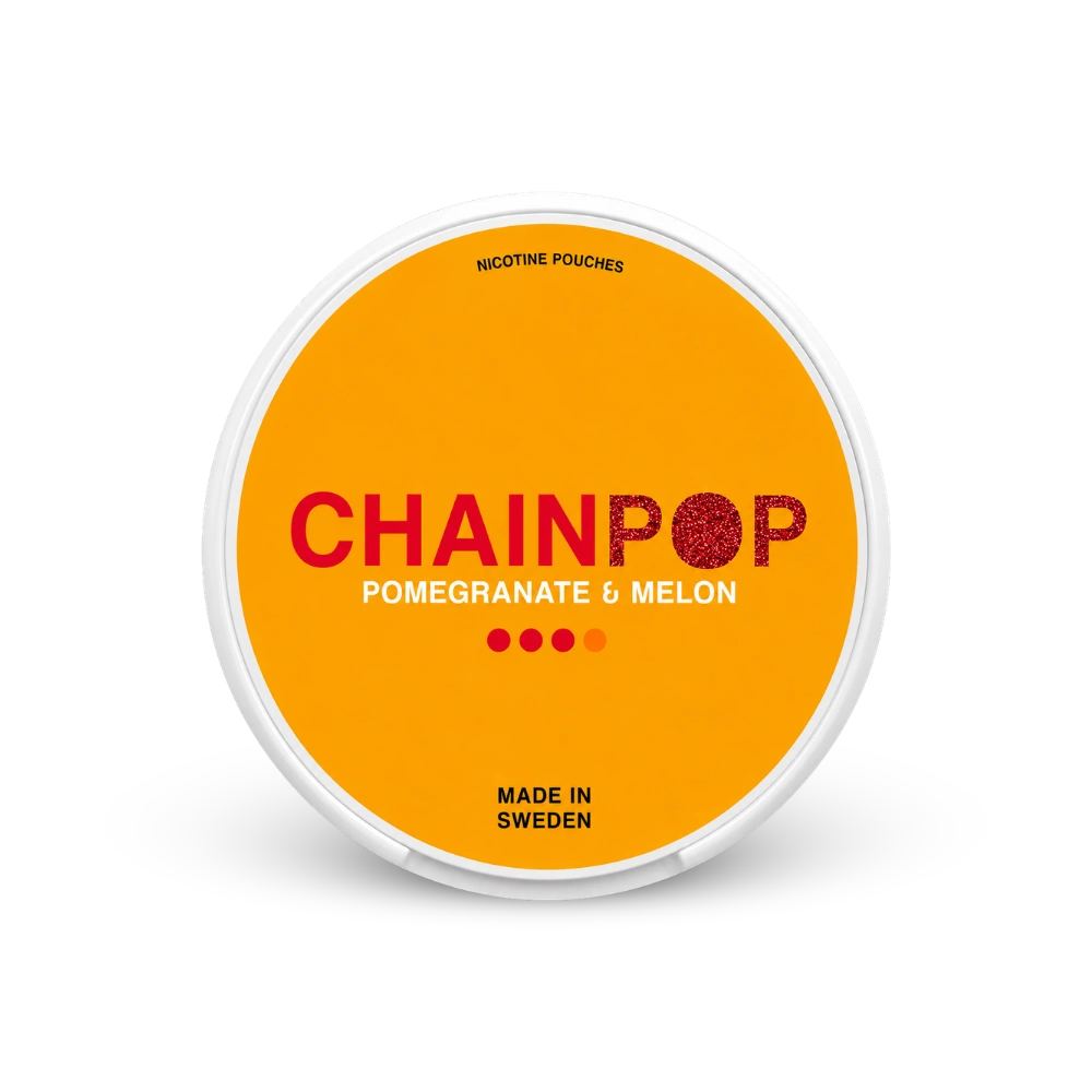 Chainpop Granātābols Melone – nikoīna maisiņu bundža