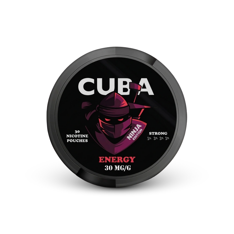 Cuba Ninja Energy – nikotīna maisiņu bundža