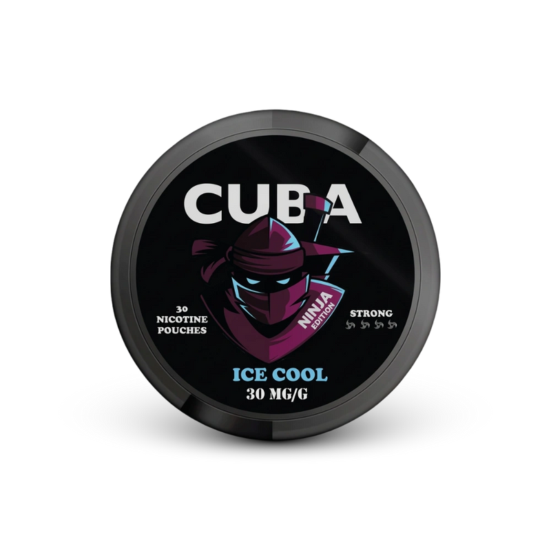 Cuba Ninja Ice Cool – nikotīna maisiņu kārbica