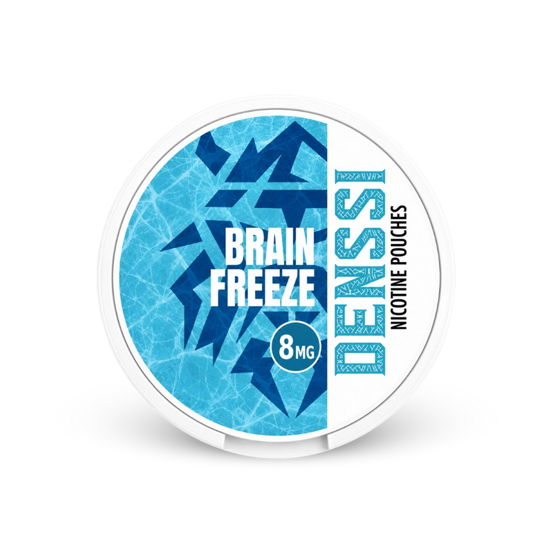 Denssi Brain Freeze 8mg – nikotīna maisiņu bundža