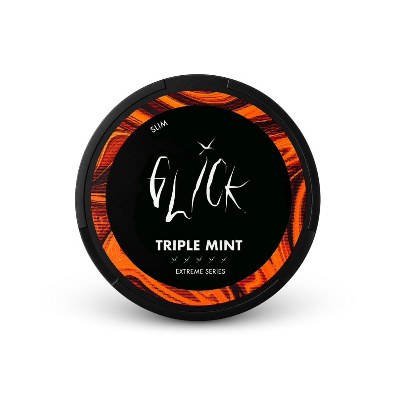 Glick Triple Mint Extreme – nikotīna spilventiņu bundža