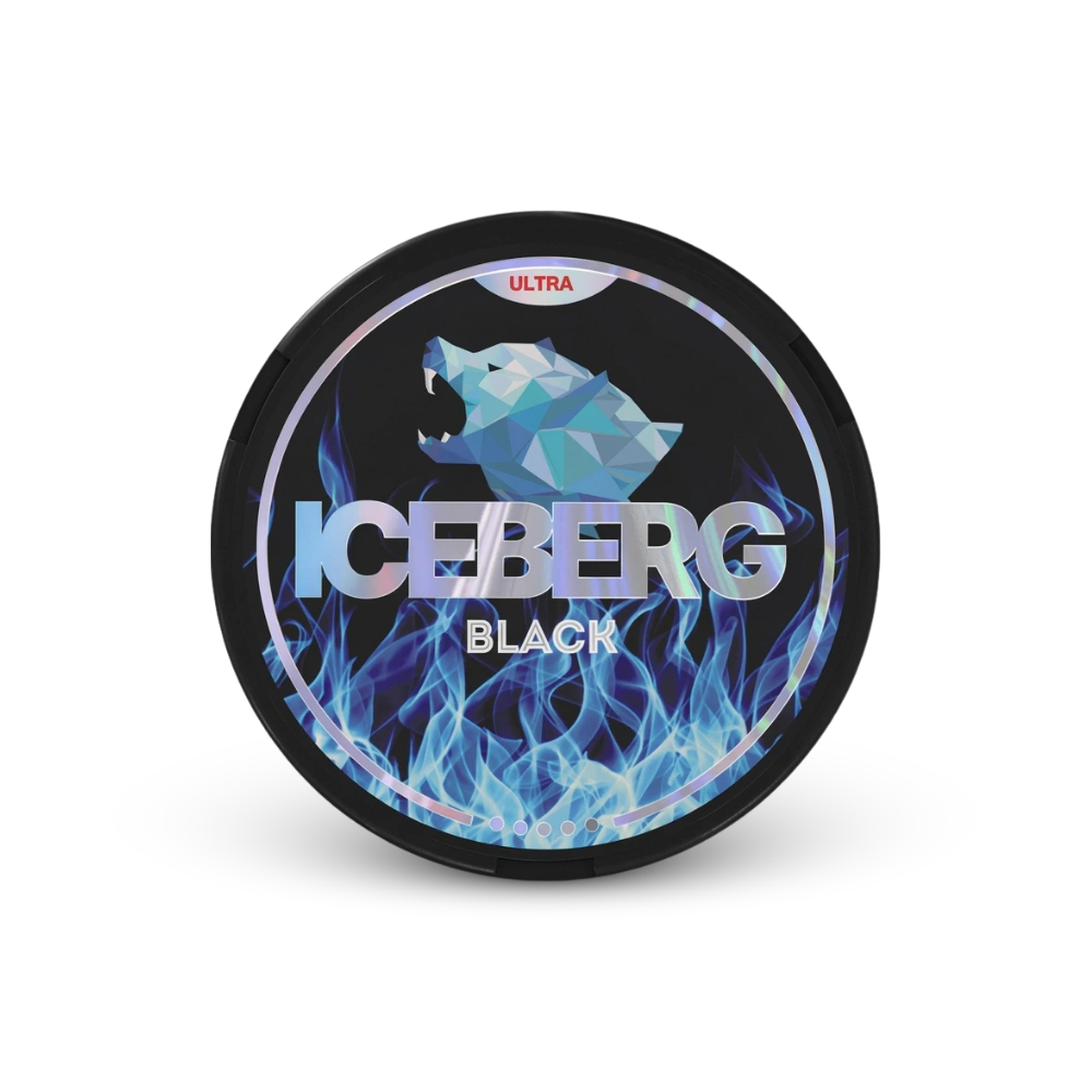 Iceberg Black – nikotīna maisiņu bundža