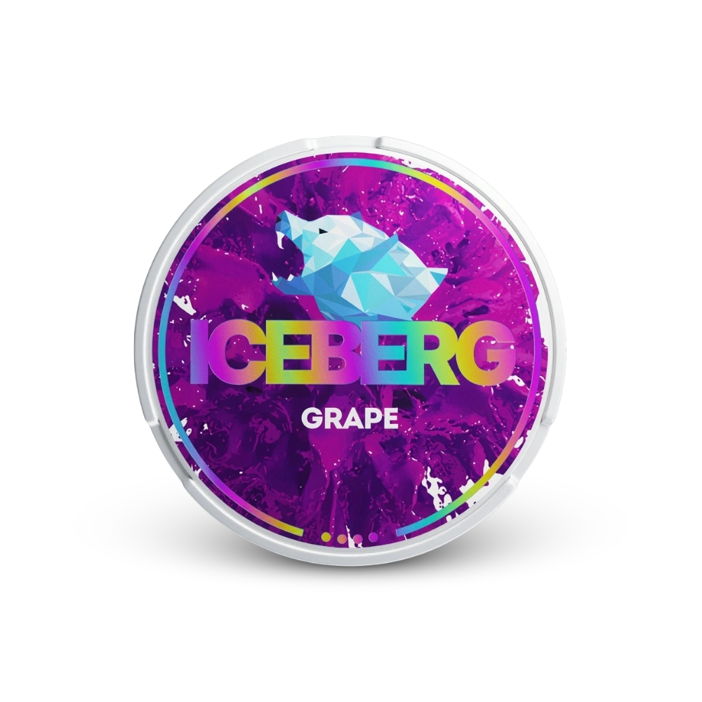 Iceberg Grape – nikotīna maisiņu kārbā