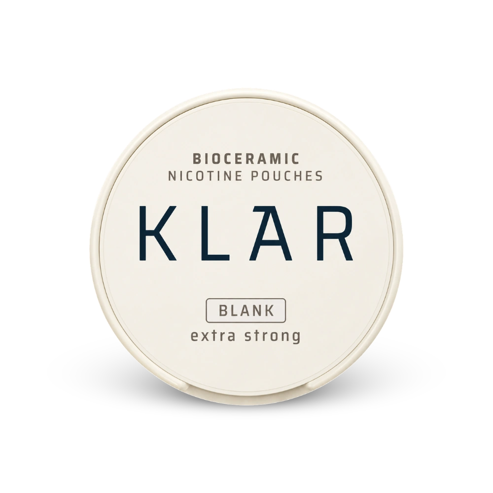 KLAR Blank Extra Strong Slim – nikotīna maisiņu bundža