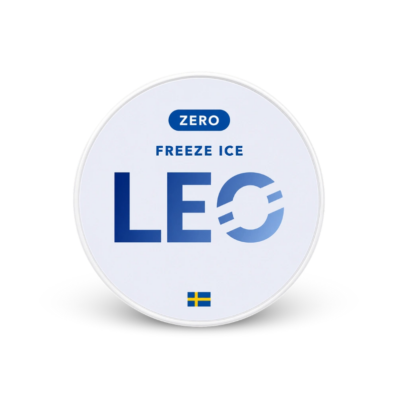 LEO Freeze Ice Zero – nikotīna maisiņu skārdene