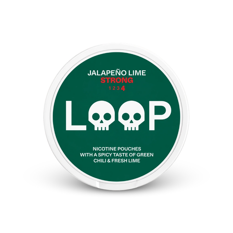 LOOP Jalapeno Lime Strong – nikotīna maisiņu skārda