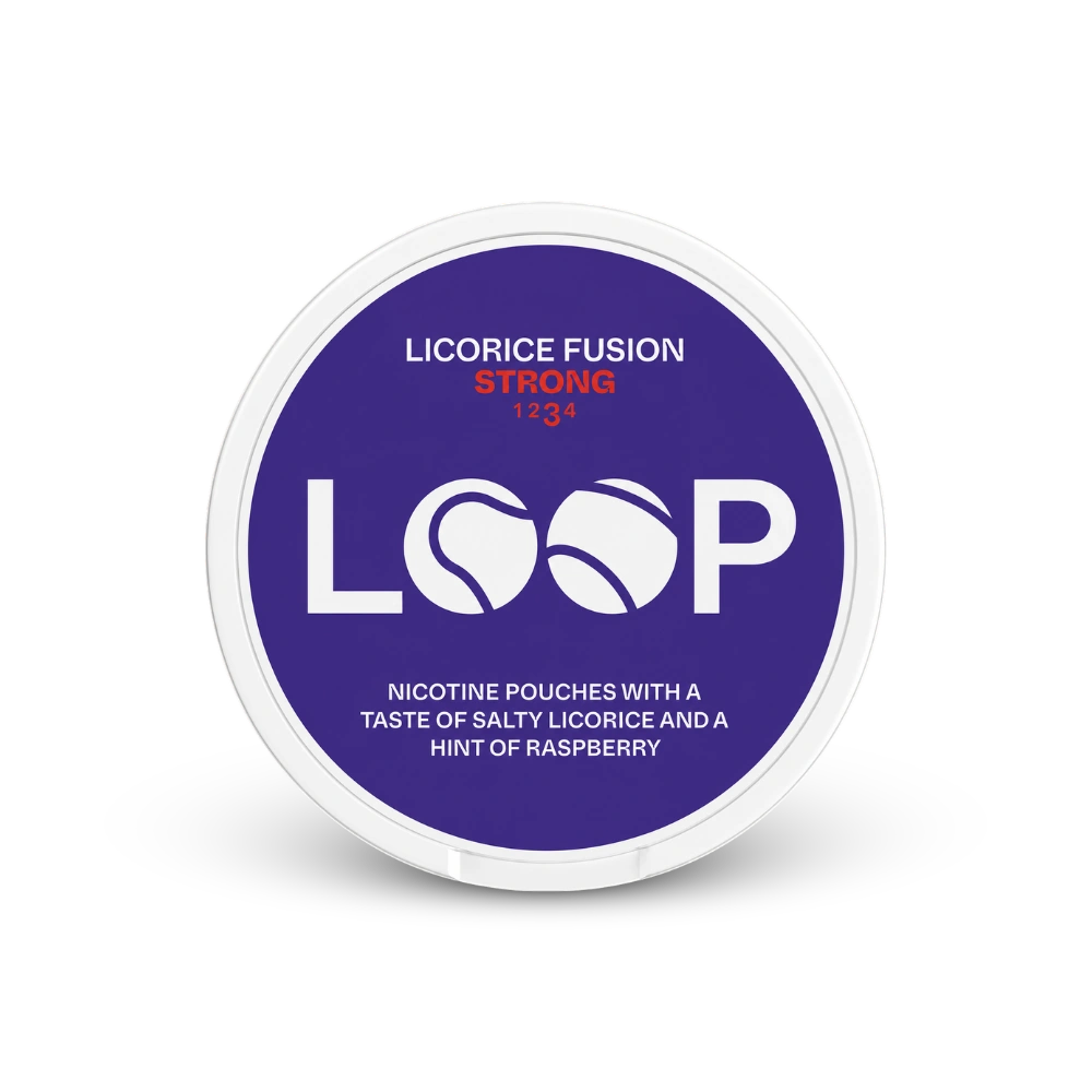 LOOP Licorice Fusion Strong – nikotīna maisiņu skārda