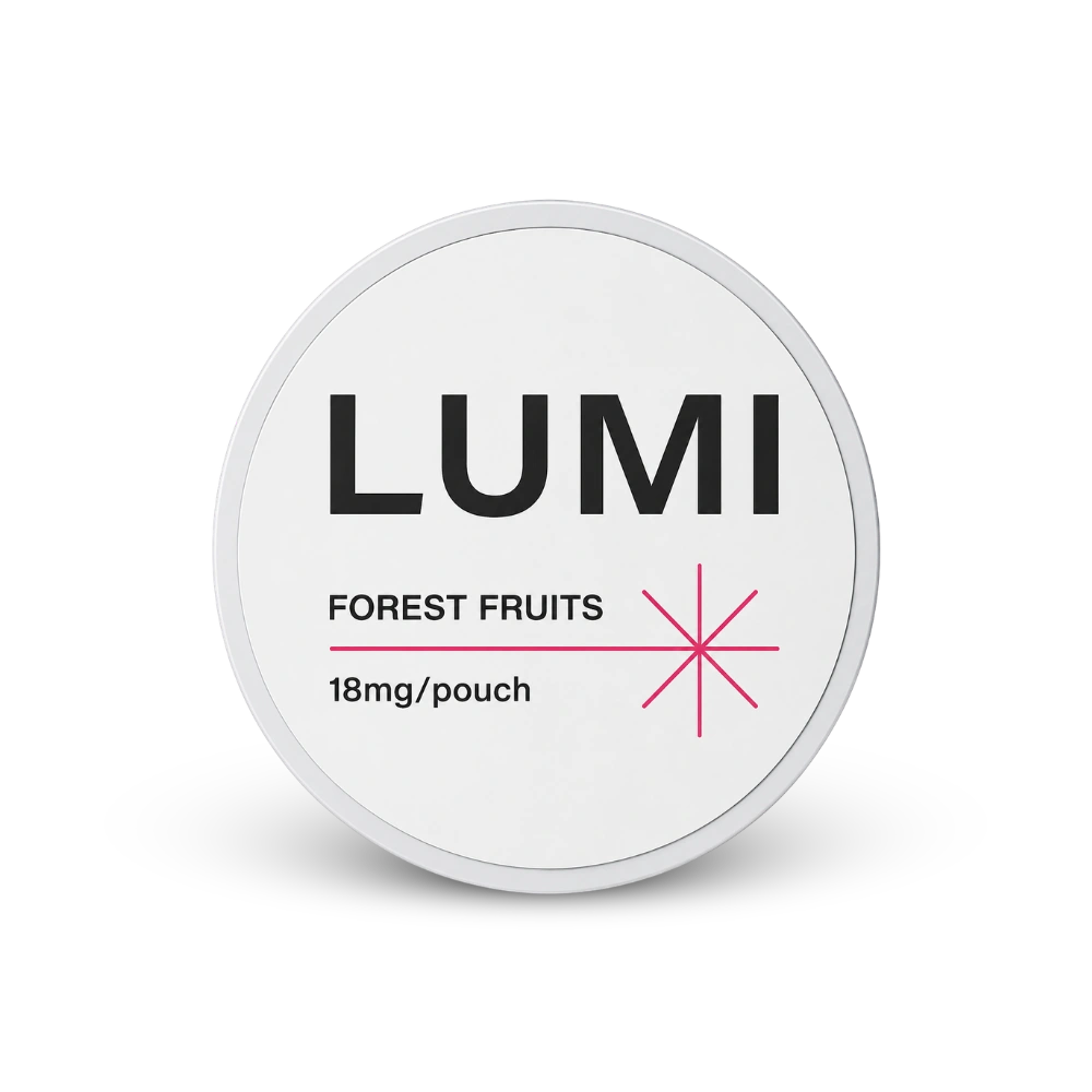LUMI Forest Fruits 18mg – nikotīna maisiņu bundža