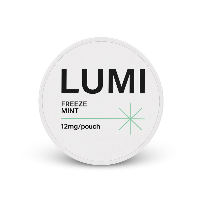 LUMI Freeze Mint 12mg – nikotīna spilventiņu skāvele