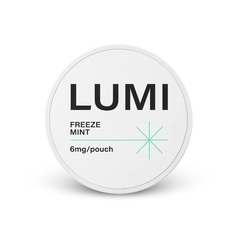 LUMI Freeze Mint 6mg – nikotīna spilventiņu bundža