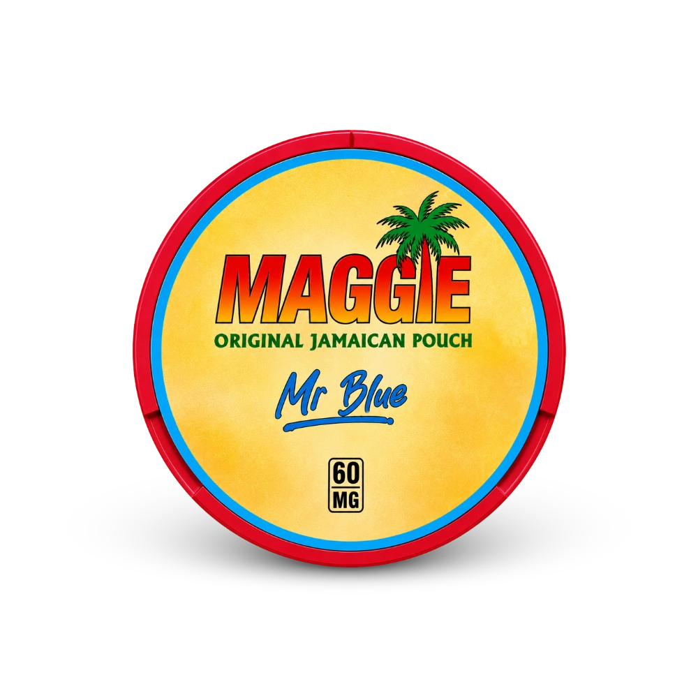 MAGGIE Mr Blue 60mg – nikotīna maisiņu skardene