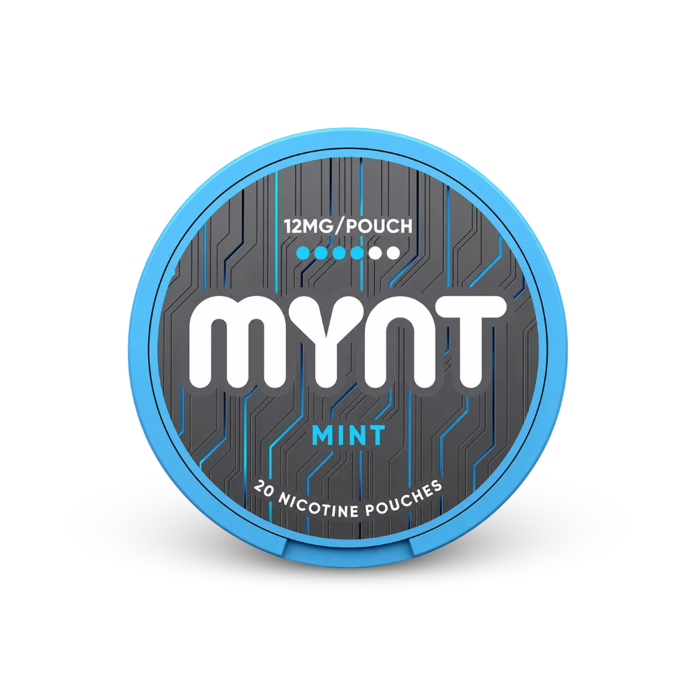 MYNT Mint Slim Medium – nikotīna spilventiņu kārbā