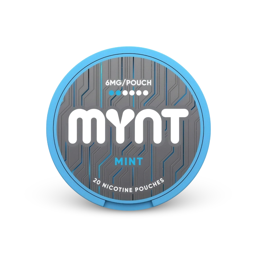 MYNT Mint Slim Regular – nikotīna maisiņu kārbulīts