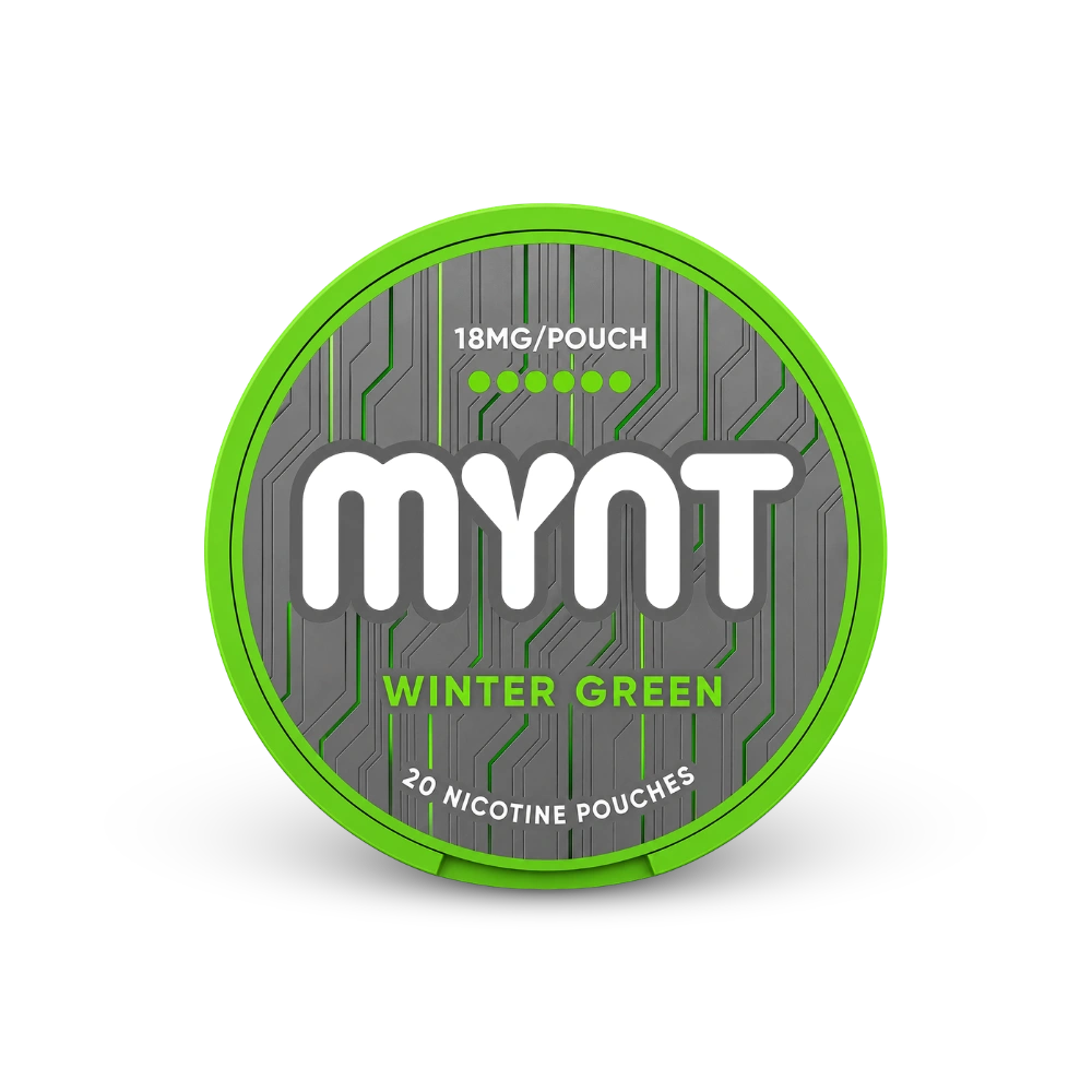 MYNT Winter Green Strong – nikotīna spilventiņu skārds