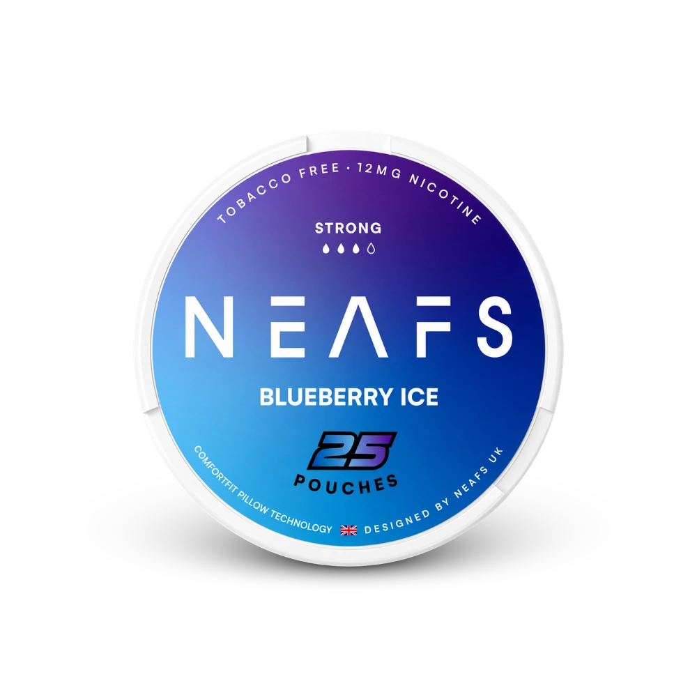 NEAFS Blueberry Ice Strong – nikotīna maisiņu bundža
