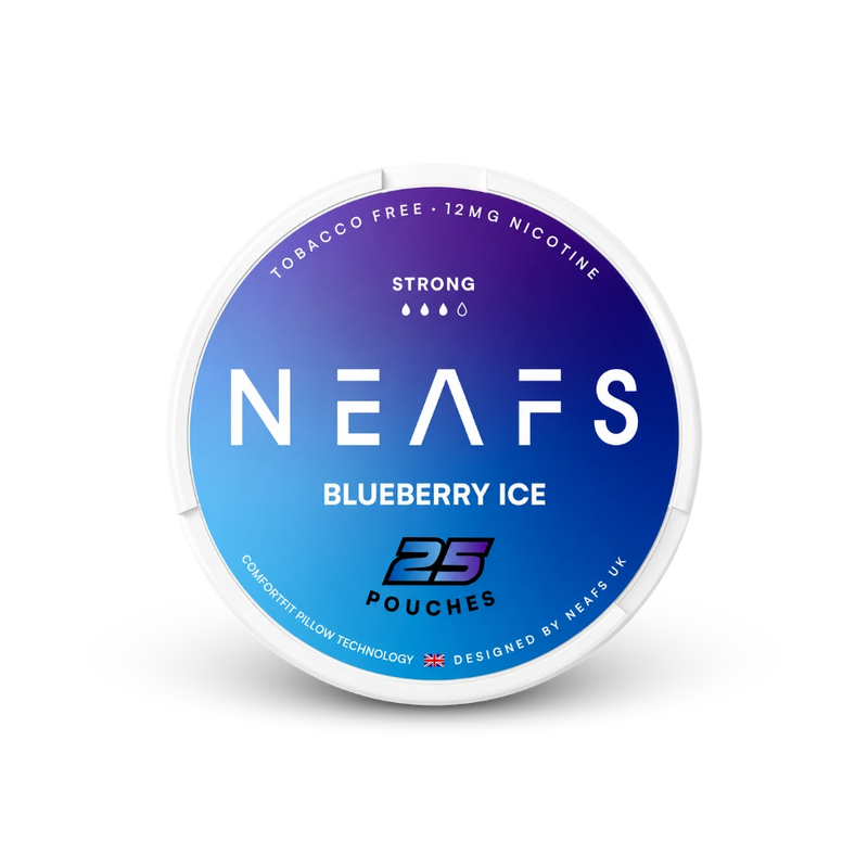 NEAFS Blueberry Ice Strong – nikotīna maisiņu bundža