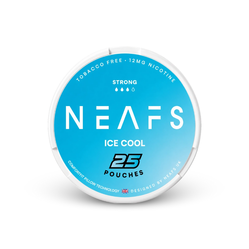 NEAFS Ice Cool Strong – nikotīna spilventiņu skārds