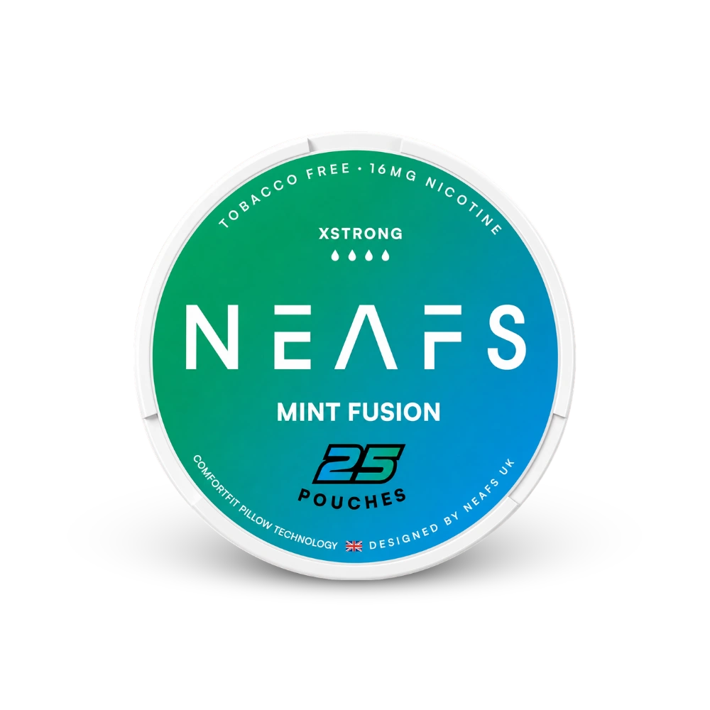 NEAFS Mint Fusion Extra Strong – nikotīna maisiņu bundža