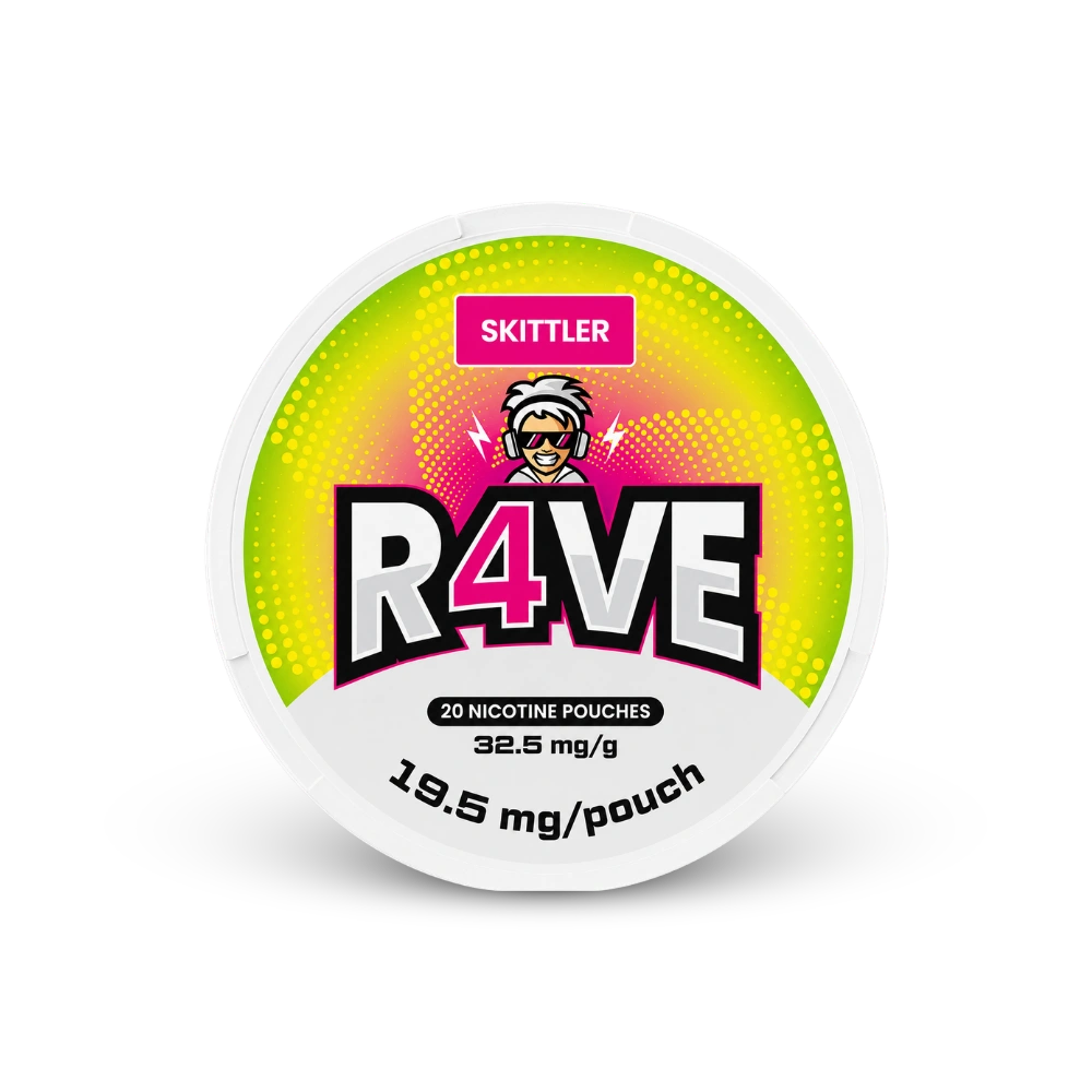 RAVE Skittler 32.5 – nikotīna maisiņu bundža
