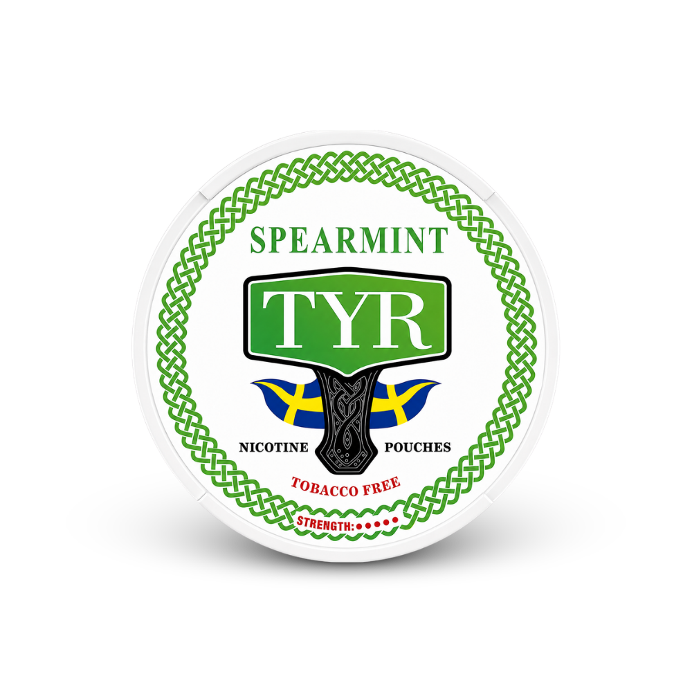 TYR SPEARMINT – nikotīna maisiņu bundža