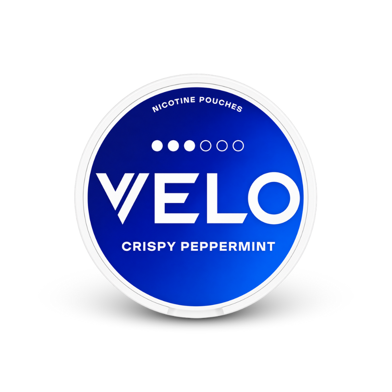 VELO Crispy Peppermint Mini – nikotīna spilvenu kārba