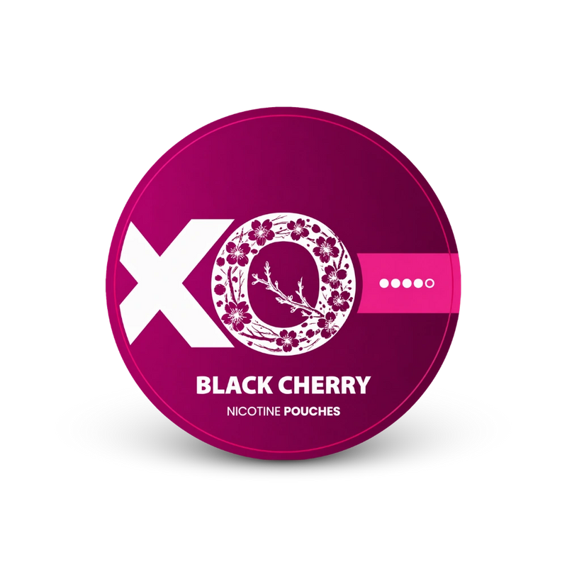 XO Black Cherry – nikotīna maisiņu skārdene