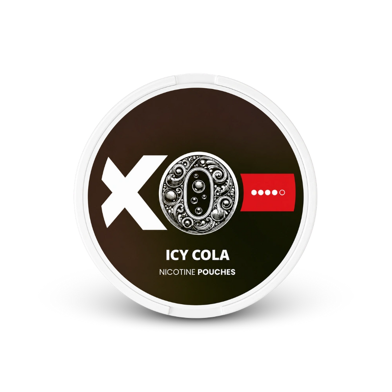 XO Icy Cola – nikotīna maisiņu bundža