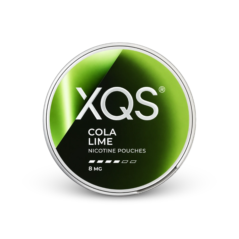 XQS Cola Lime 8mg – nikotīna maisiņu skardene
