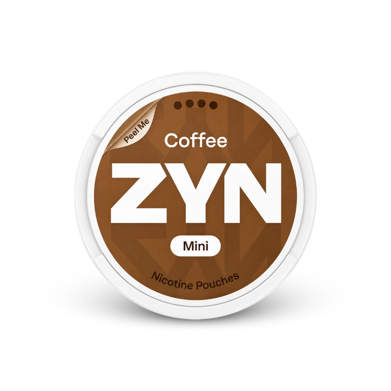 ZYN Coffee Mini S4 – nikotīna spilventiņu skardene