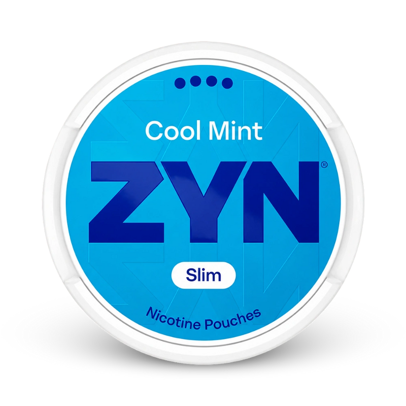 ZYN Cool Mint Extra Strong Slim – nikotīna maisiņu kārbikā