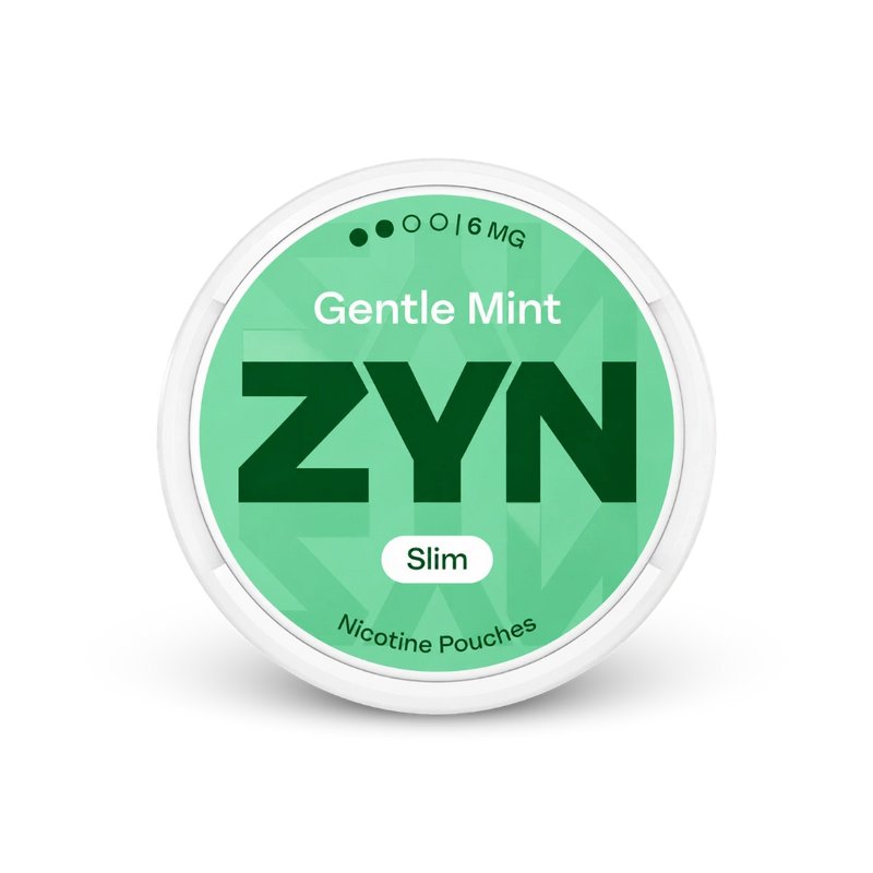 ZYN Gentle Mint Slim S2 – nikotīna maisiņu kārbā