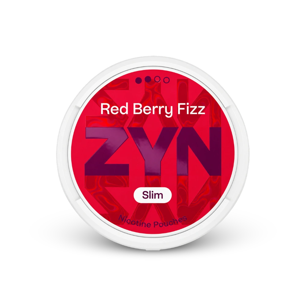 ZYN Red Berry Fizz Slim S2 – nikotīna maisiņu kārba