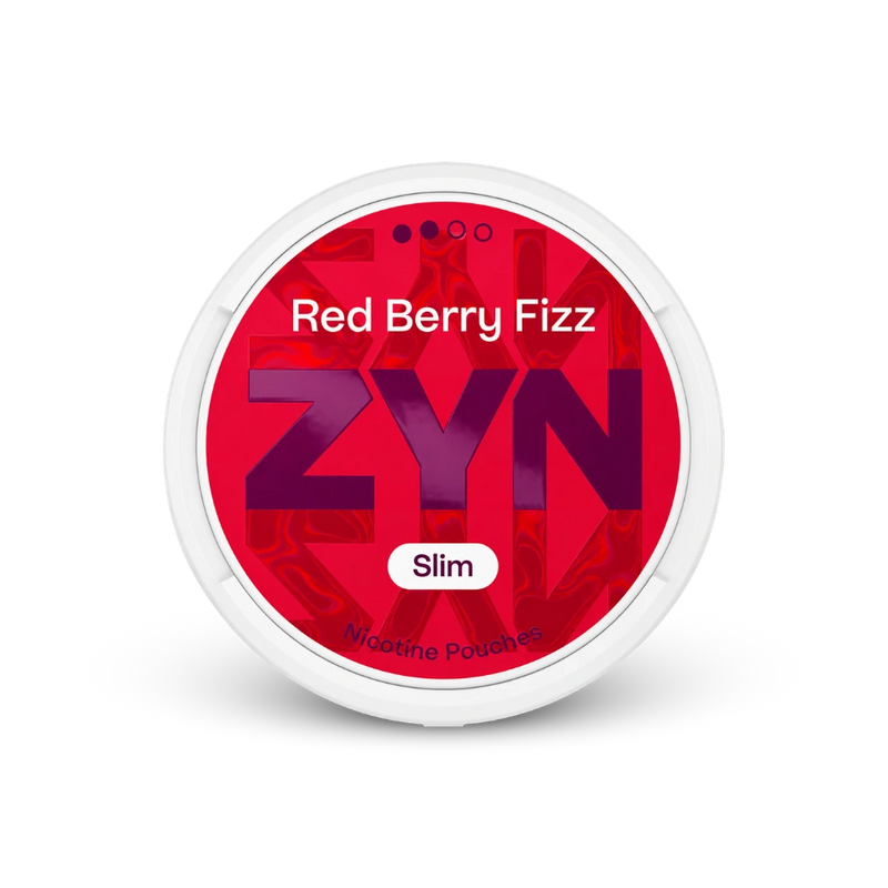 ZYN Red Berry Fizz Slim S2 – nikotīna maisiņu kārba