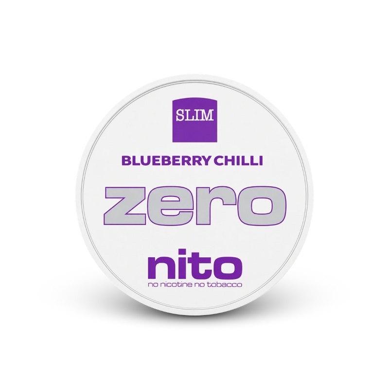 Zeronito Blueberry Chilli Slim – nikotīna maisiņu kārbā