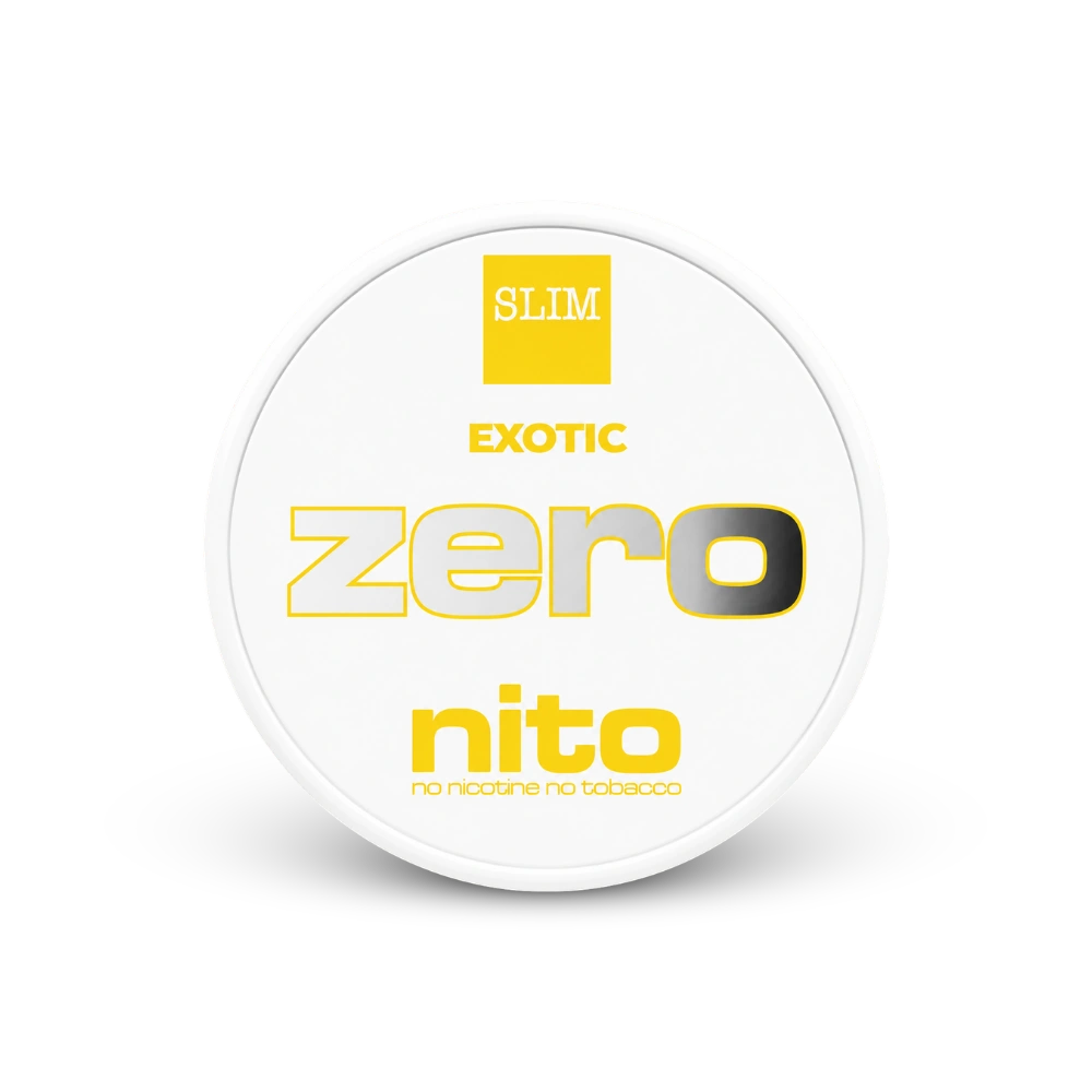 Zeronito Exotic Slim – nikotīna maisiņu skārda