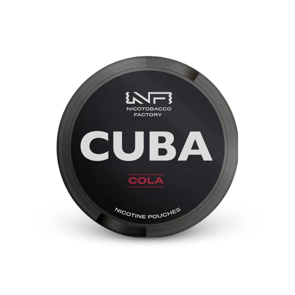 Cuba Black Cola – nikotīna maisiņu skārds