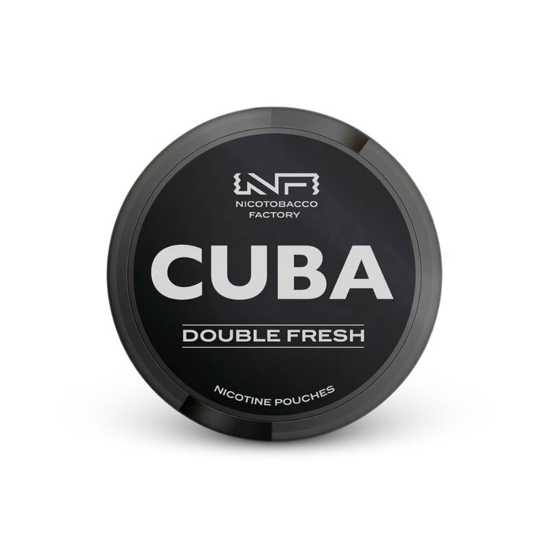 Cuba Black Double Fresh – nikotīna maisiņu kārbicā
