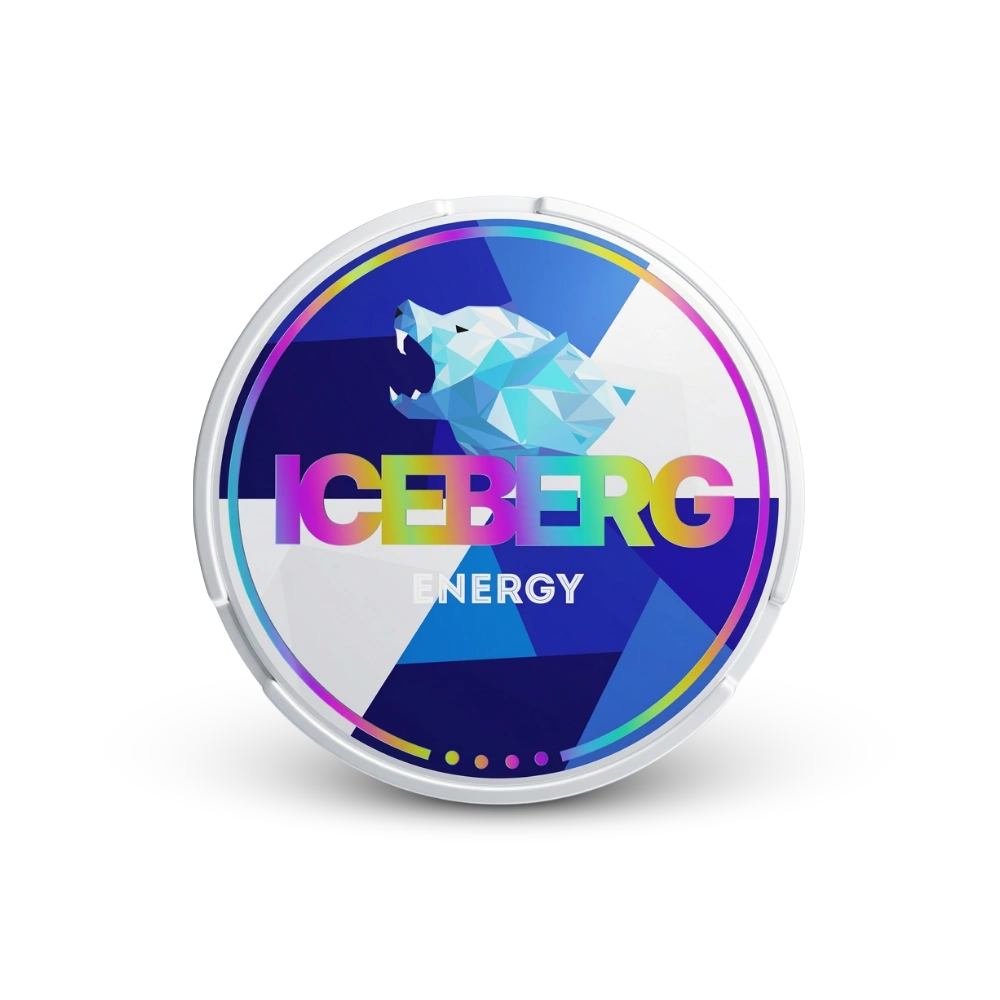 Iceberg Energy – nikoīna spilventiņu bundža
