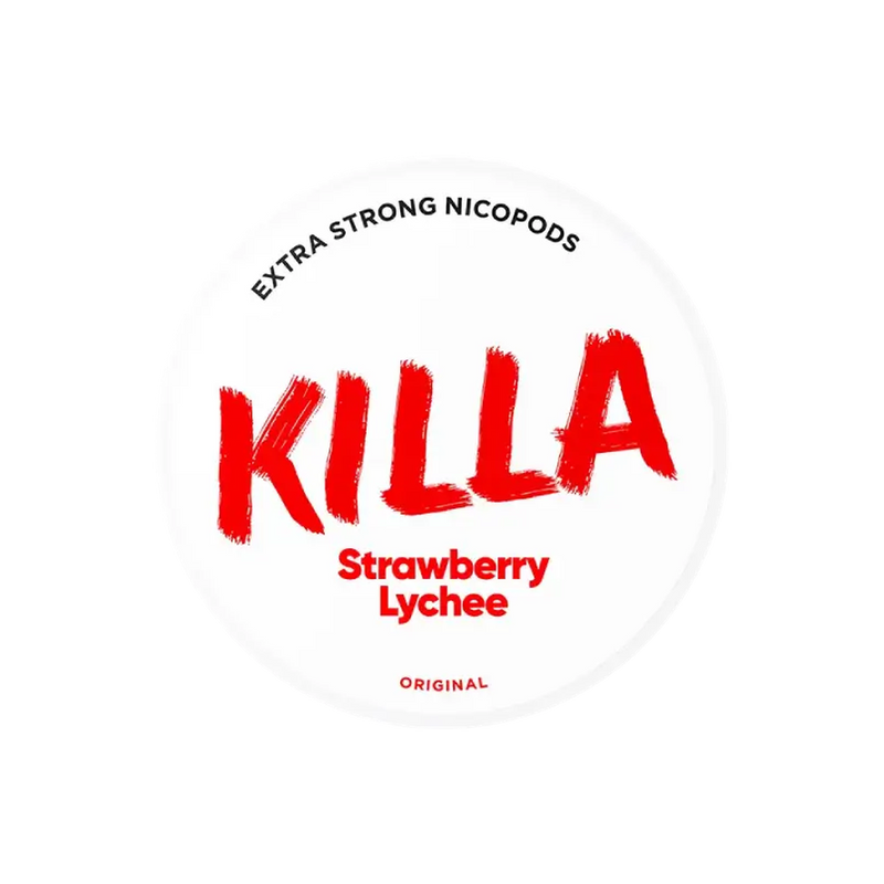 KILLA Strawberry Lychee – nikotīna maisiņu bundža