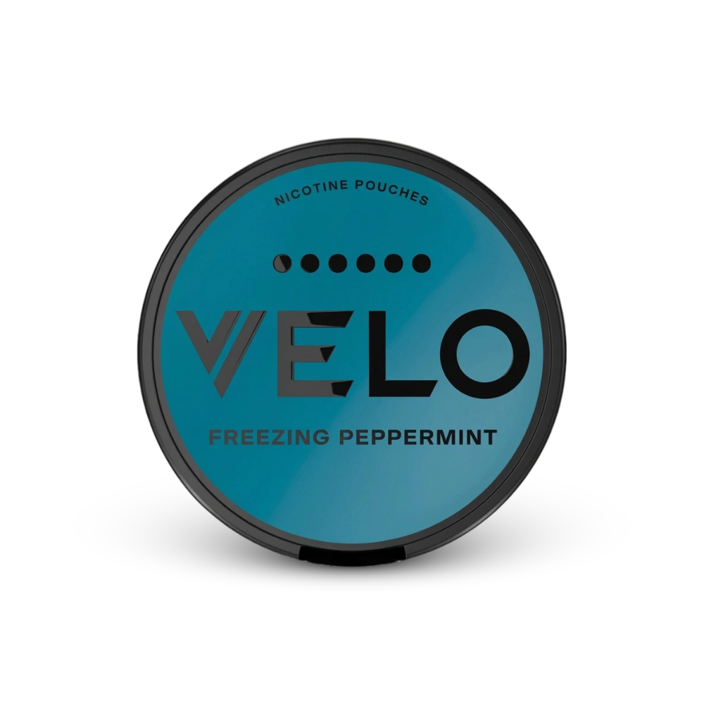 VELO Freezing Peppermint – nikotīna spilventiņu bundža