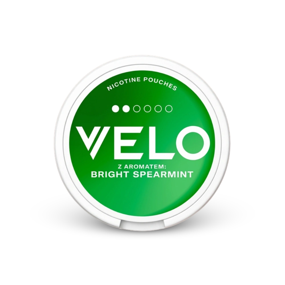 Velo Mini Bright Spearmint – nikotīna maisiņu kārbīca