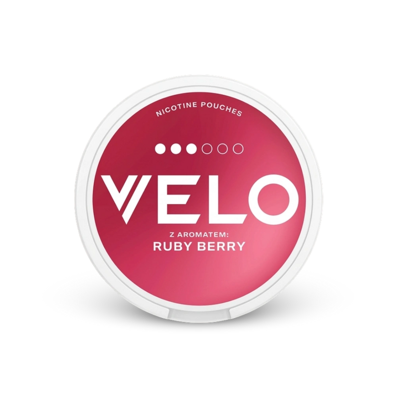 Velo Ruby Berry – nikotīna maisiņu bundža