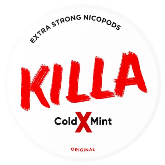 KILLA Cold X Mint – nikotīna maisiņu bundža