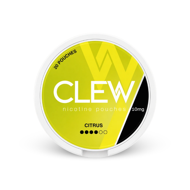 CLEW Citrus 10mg – nikoīna maisiņu kārbika